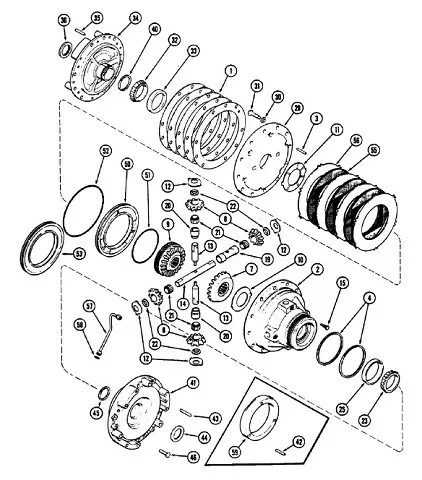 1289349C1 - Втулка вала длинн. дифф. моста TGT8./Mg., TJT9./St.