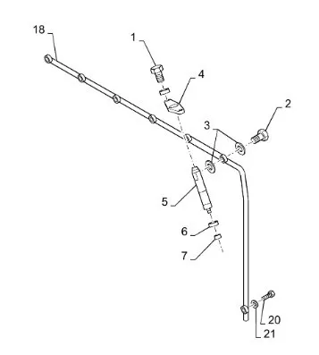 87802091 - Форсунка топл. ДВС Ford 675 TC, CS, CX